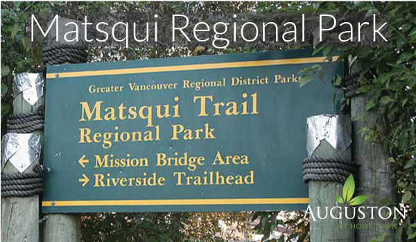 matsqui trail regional park trail head near abbotsford bc 